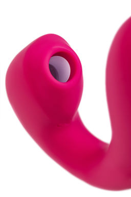 Вибратор Satisfyer Sunray, с вакуум-волновым стимулятором, силикон, розовый, 15 см  фото 16