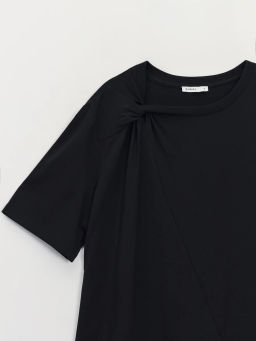 Футболка прямого кроя с узлом ZR2605023420-50 / Zarina