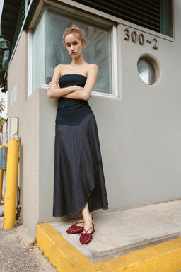 CANGREJERA DESTALONADA TRENZADO / Rojo