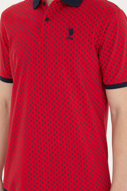 Мужская красная футболка - U.s. polo assn фото 6