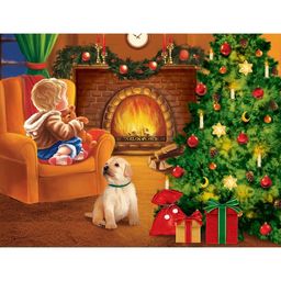 Картина по номерам на холсте с подрамником Уютный вечер 30 40 см