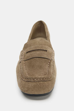 SPLIT SUEDE LOAFERS - Zara фото 12