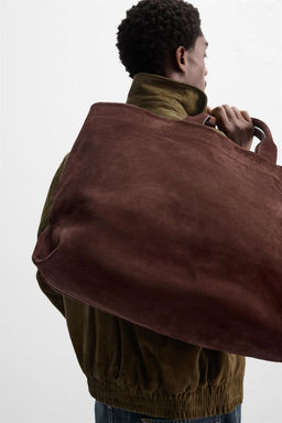LEATHER SHOPPER BAG - LIMITED EDITION - Zara фото 2
