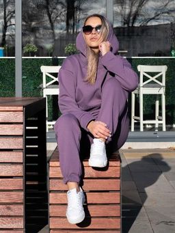 Женский Спортивный костюм БД040 сиреневый от Спортсоло - Sportsolo фото 4