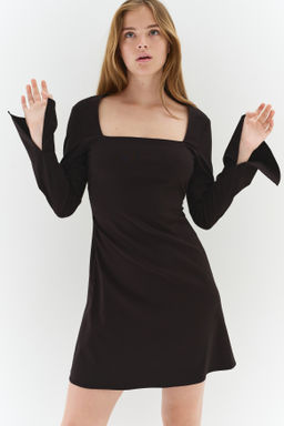 Vestido con escote cuadrado - H&m фото 4
