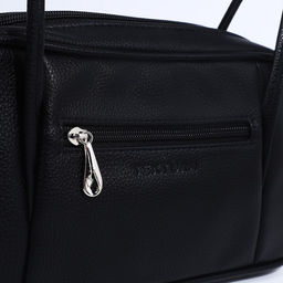 Сумка женская TEXTURA, саквояж, средний размер, цвет чёрный  фото 6