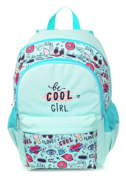 Рюкзак Schoolformat SOFT 2 STAY COOL 21 л бирюз. 42х31х16 см мягкий 2 отд. молния д/девочек