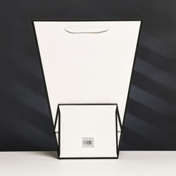 Цена за 12 шт. Пакет-переноска для цветов 18?14?35?28 см, белый с каймой - UPAK LAND фото 2