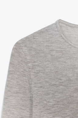 THREE-QUARTER SLEEVE T-SHIRT - Zara фото 7