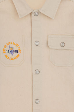 Erkek _ocuk Krem Uzun Kollu G_mlek Sepette S_rpriz _ndirim - U.s. polo assn фото 4