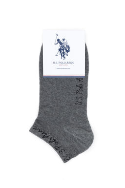 Женские серые меланжевые носки Неожиданная скидка в корзине - U.s. polo assn фото 4