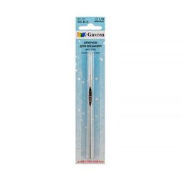Для вязания Gamma MCH-S крючок сталь d 1.15 мм 12 см в блистере