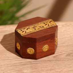 Шкатулка «Сани», 6×5×4 см, дерево шишам