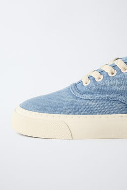 BAMBA CORDONES / Azul Lavanda - Zara фото 4