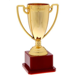 Кубок 093, зол., подставка пластик, 19 х 12 х 8,7 см - Командор фото 3