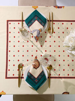 Набор кухонный «Этель. Нью-Дели»: скатерть 180×150 см, салфетка 40×40 см-8 шт., 100% хлопок