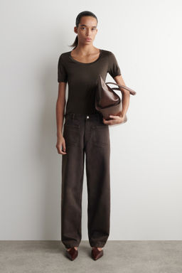 CAMISETA DE SEDA SLIM FIT - H&m фото 5