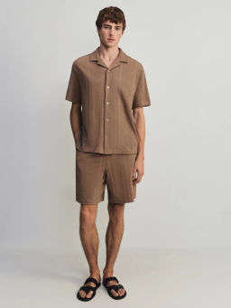 Рубашка из хлопка с коротким рукавом ZR2605043012-63 / Zarina