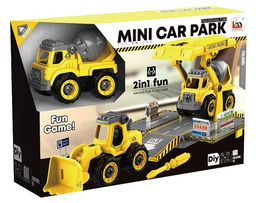 Конструктор Строительные машинки с отвёрткой (арт. LM9018-1/2/3)