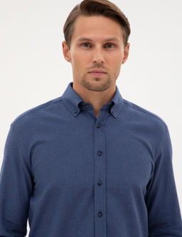 _ndigo Regular Fit Uzun Kollu G_mlek - Pierre cardin фото 2