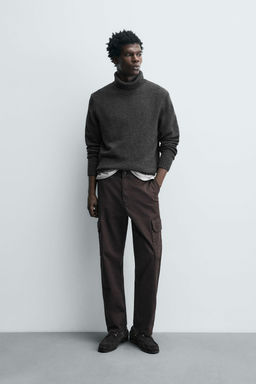 TWILL CARGO TROUSERS