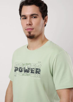 CLE MF550222 Футболка муж. св.зелёный - Clever wear фото 2