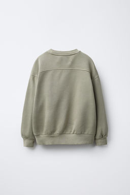 GARMENT-DYED SWEATSHIRT AND JOGGERS SET - Zara фото 3