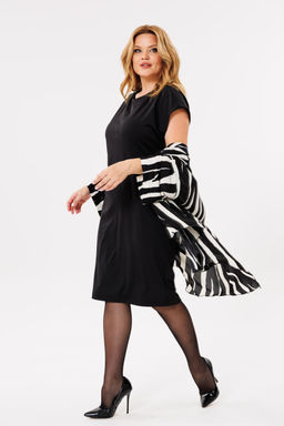 Костюм Michel Chic 1398 черный, зебра  фото 3