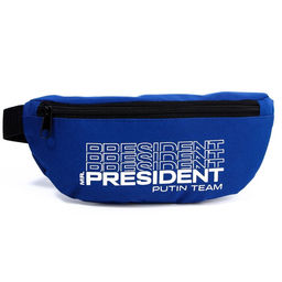 Сумка на пояс «Putin team», 32×8×15 см, база, отд на молнии, синяя