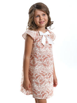 Платье летнее праздничное UD 7898 узоры терракот - Mini maxi фото 3