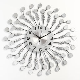 Часы настенные интерьерные «Гипно», серия: Ажур, бесшумные, плавный ход, 58×58 см, d=22 см, от батарейки 1хАА