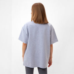 Футболка женская MINAKU: SPORTY & STYLISH, светло-серая, размер 50