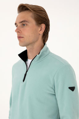 Erkek Mint Basic Sweatshirt Sepette S_rpriz _ndirim - U.s. polo assn фото 2