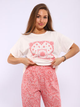 Пижама женская 1-246г (коралл)