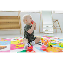 Игровой коврик для детей на фольгированной основе Малыши зверята, размер 180х150x0,5 см, Крошка Я  фото 6
