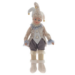 Игрушка набивная "Клоун"(муз, движ), L18 W13 H45 см, 2в.