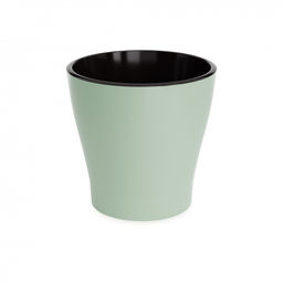 Цена за 2 шт. Горшок цв. "Лея" 2,2л двойной (с автополивом) (св.зеленый) М8267