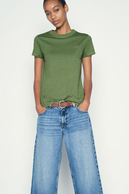 T-SHIRT WITH POCKET - Zara фото 12