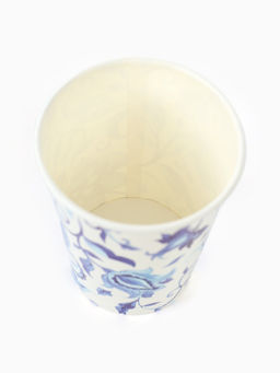 Цена за 2 шт. Стакан бумажный одноразовый «Синие Узоры», 250 мл 6 шт