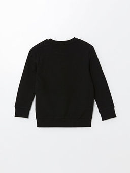 Bisiklet Yaka Dokulu Erkek ?ocuk Sweatshirt - Waikiki фото 2