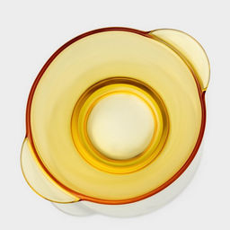 Сервиз столовый «Дымка», 6 предметов: 2 бульонницы 450 мл, 2 тарелки 500 мл, 2 тарелки d=23 см, жёлтый