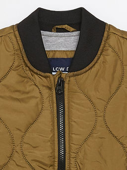 Kolej Yaka Kendinden Desenli Erkek ?ocuk Yelek - Waikiki фото 3