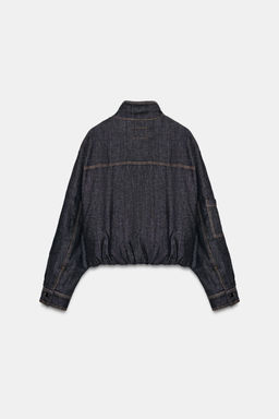 HIGH-NECK PUFFER BOMBER JACKET - Zara фото 7