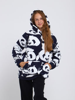 Толстовка "Либерти" темно-синий (панда)