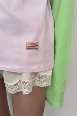 CAMISETA OVERSIZE BOLSILLO / Rosa - Zara фото 10