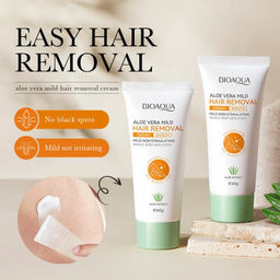 Крем для удаления волос BIOAOUA не раздражает кожу, нежный крем для удаления волос с алоэ вера - Laikou фото 2