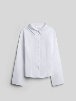 ACOOLA / Блузка детская для девочек Levin белый  фото 3