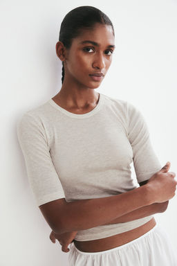 Camiseta de punto fino
