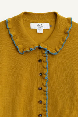 100% WOOL PETER PAN COLLAR JUMPER LIMITED EDITION - Zara фото 7