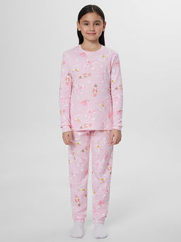 Комплект для девочек розовый